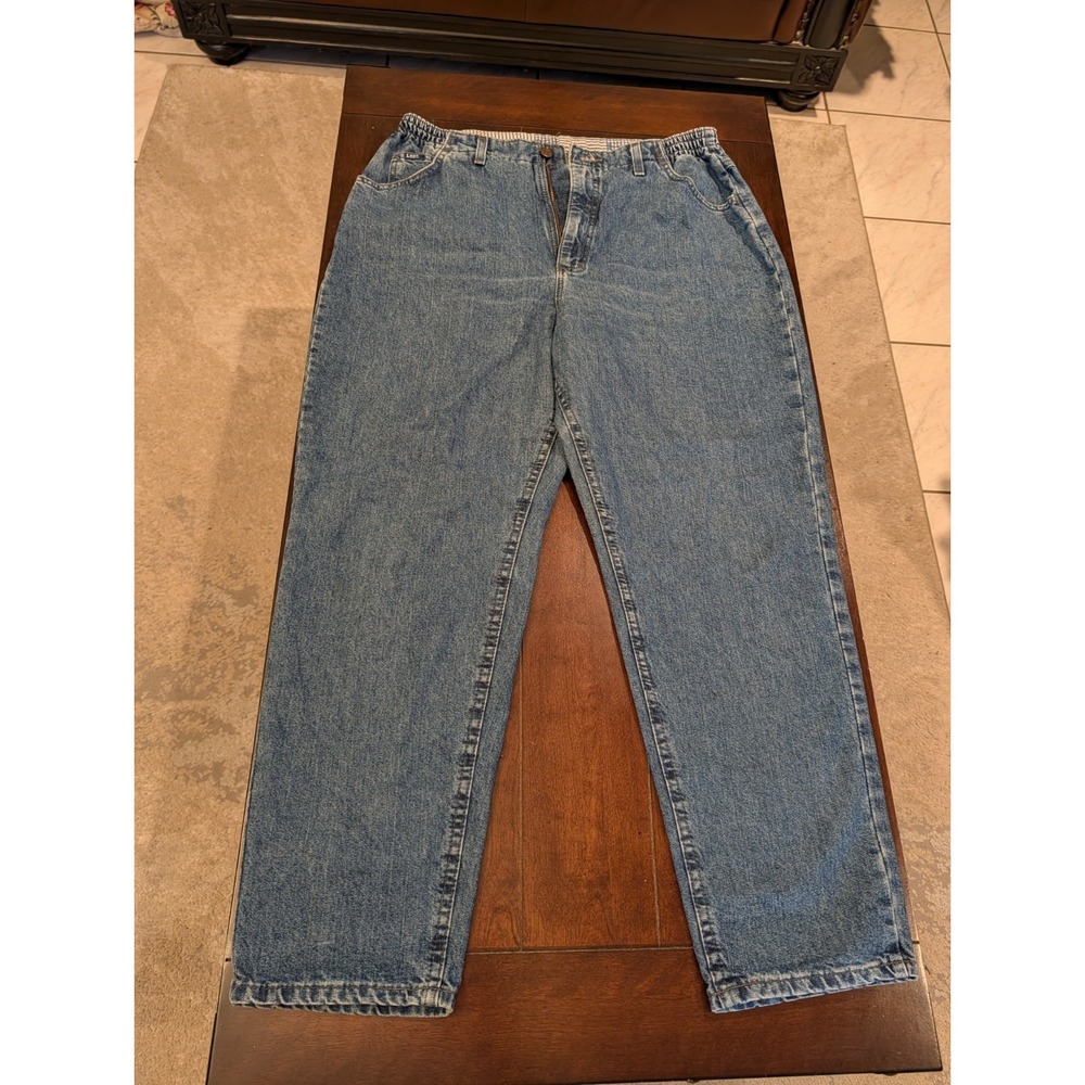 Vintage Lee Original Unstoppable Women's Mom Jeans Size 16P USA Made 90s